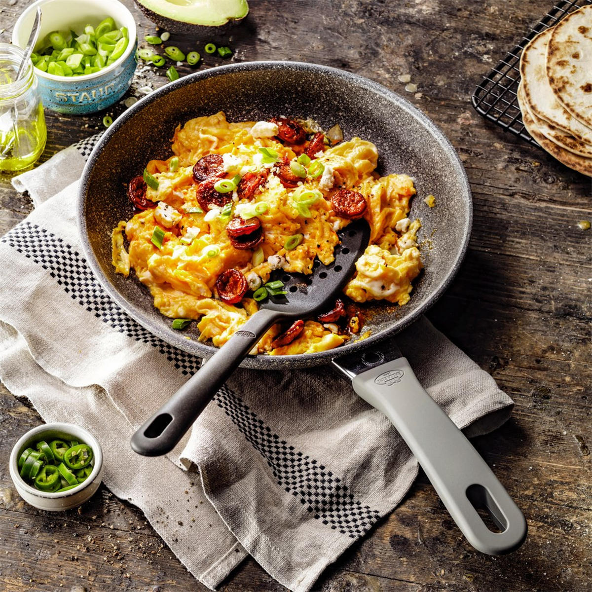 PFANNE Graphit 32/32/5 cm 750029300 - Graphitfarben, Metall (32cm) - Ballarini