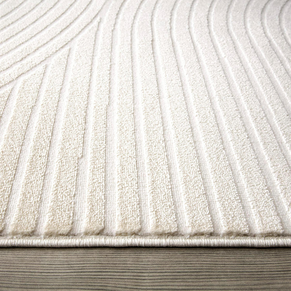 KURZFLORTEPPICH 80/150 cm Luzern 651 - Creme, Kunststoff (80/150cm) - Paco Home
