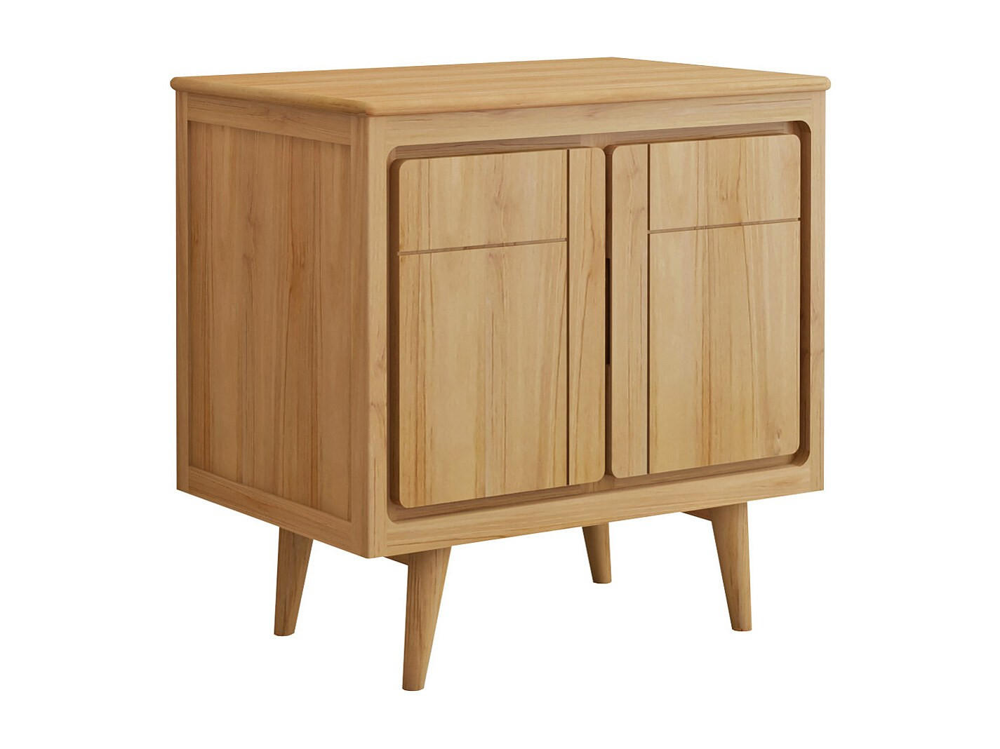 WASCHBECKENUNTERSCHRANK - 80 cmcm x 55 cmcm - Holz, Platte - Naturfarben Hell - BINTUNI - Naturfarben, Holz (80/80/55cm) - Vente-Unique