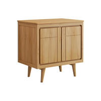 WASCHBECKENUNTERSCHRANK - 80 cmcm x 55 cmcm - Holz, Platte - Naturfarben Hell - BINTUNI - Naturfarben, Holz (80/80/55cm) - Vente-Unique