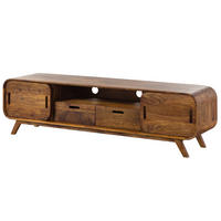 TV-BOARD Sheesham 173x40x48 hellbraun lackiert MAILAND #126 - Braun, Holz (173/48/40cm) - Massivmoebel24