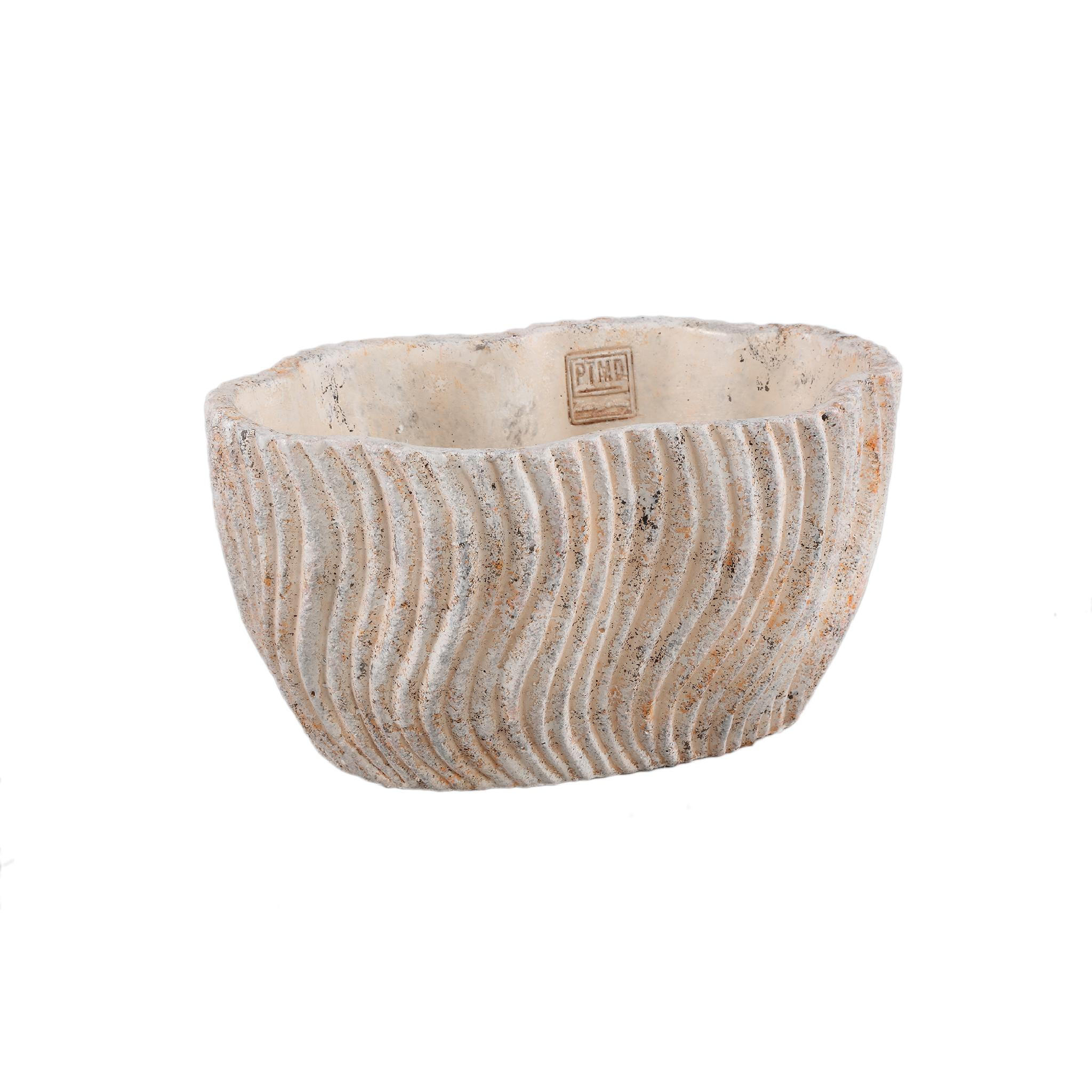 TOPF Robbien Rosa 30/20/16cm - Pink, Stein (16cm) - PTMD Collection