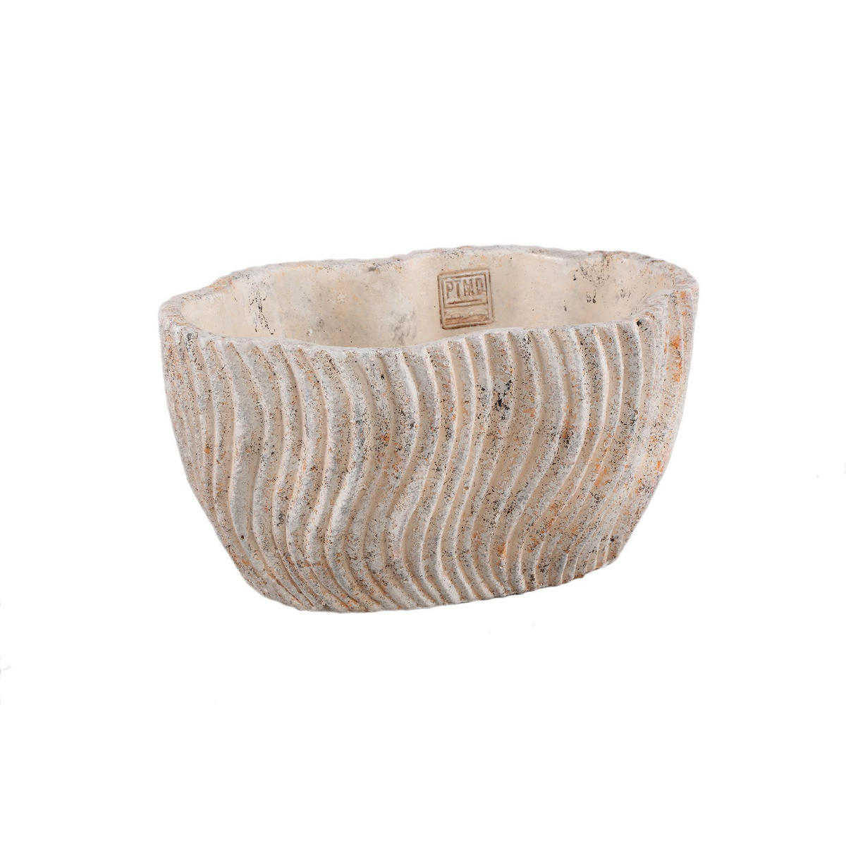 TOPF Robbien Rosa 30/20/16cm - Pink, Stein (16cm) - PTMD Collection