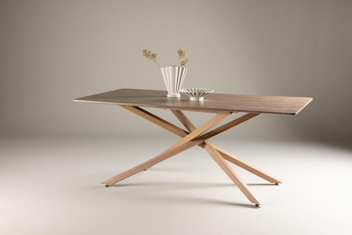 ESSTISCH PIAZZA Braun 90x180x75 cm - Braun, Holzwerkstoff (180/90/75cm) - FURNLUX
