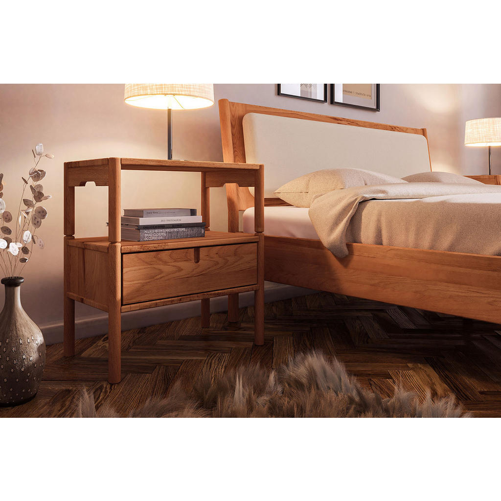 Thumbnail - byoak Bett, Kernbuche, Holz, Kernbuche, 160x210 cm, Schlafzimmer, Betten