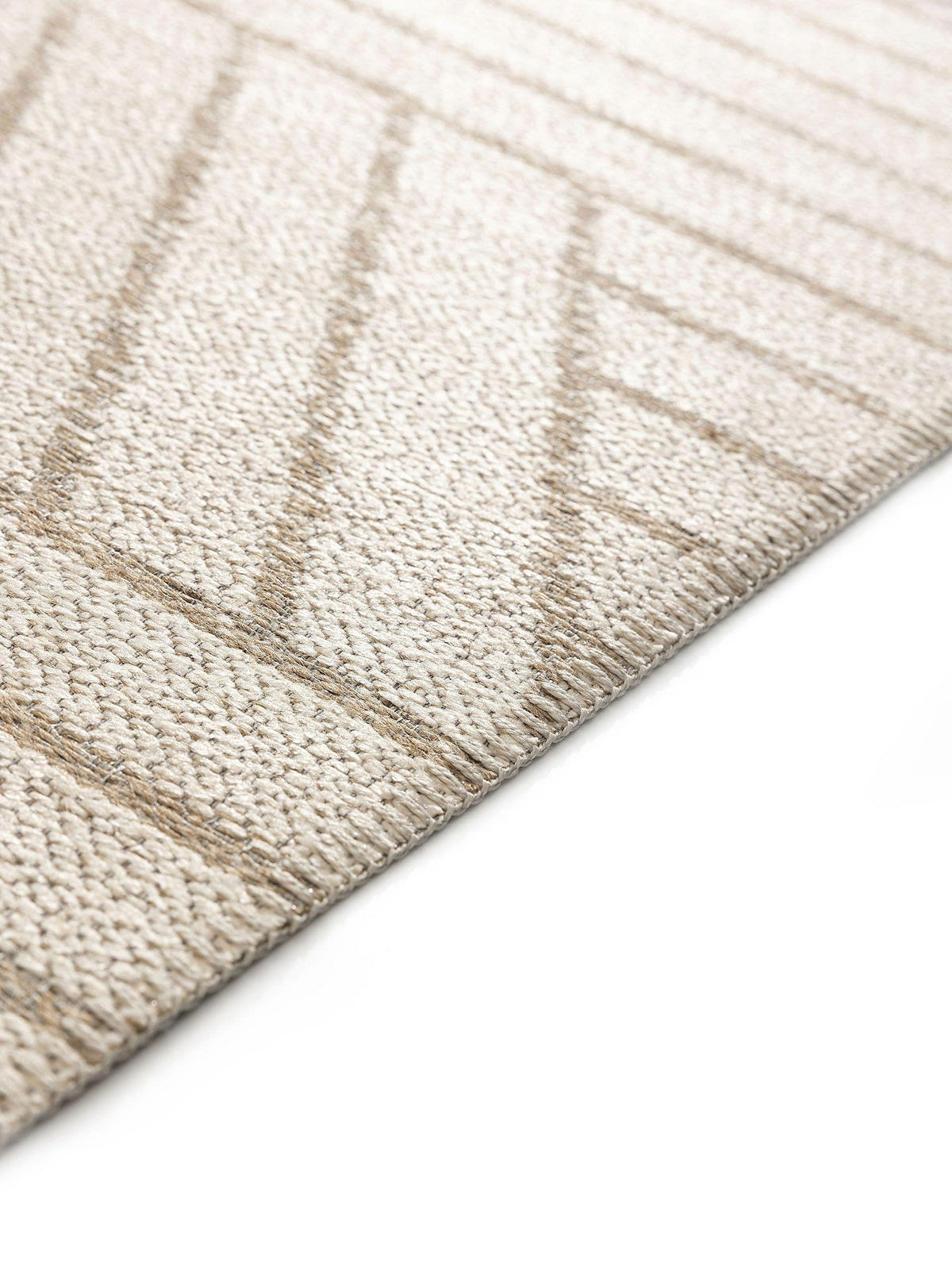 FLACHGEWEBETEPPICH Elena Cream/Beige 200x290 cm - Creme, Textil (200/290cm) - benuta Nest