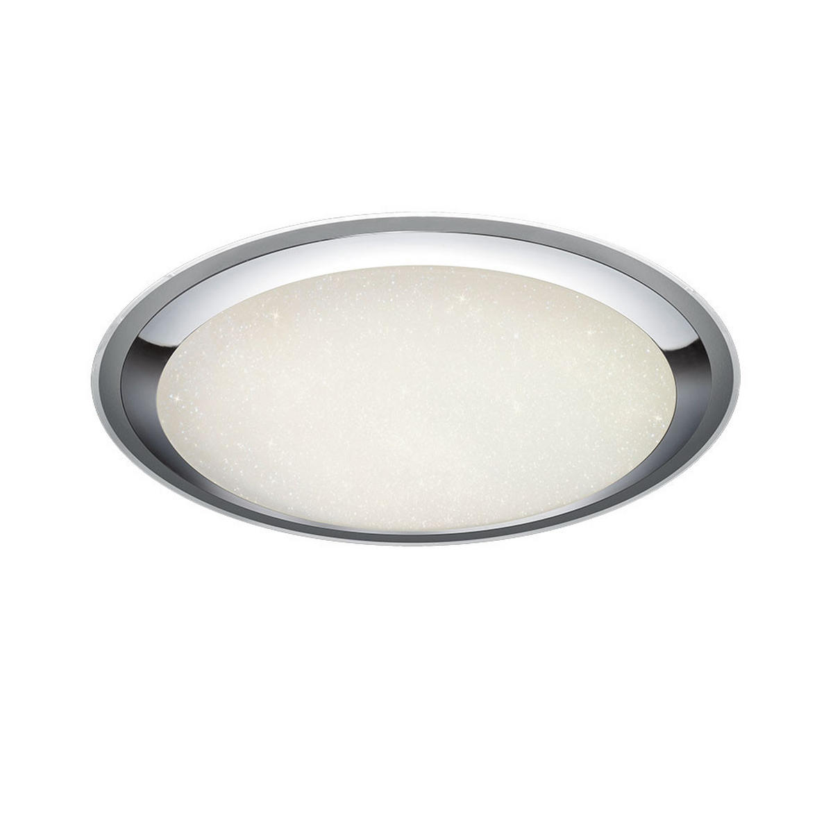 LED DECKENLEUCHTE Sterneneffekt Weiß - Silberfarben, Glas (85/85/12.5cm)