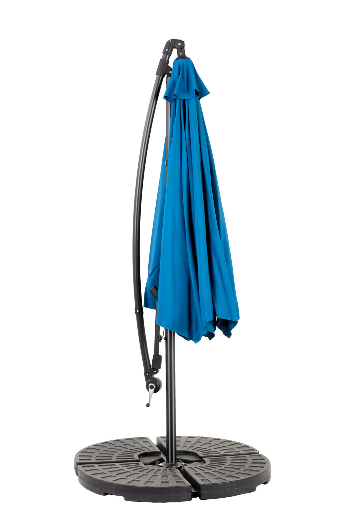 SONNENSCHIRM Rechteckiger Doppelseitig Blau 4,5 m - Blau, Metall (294/294cm) - ComfortXL