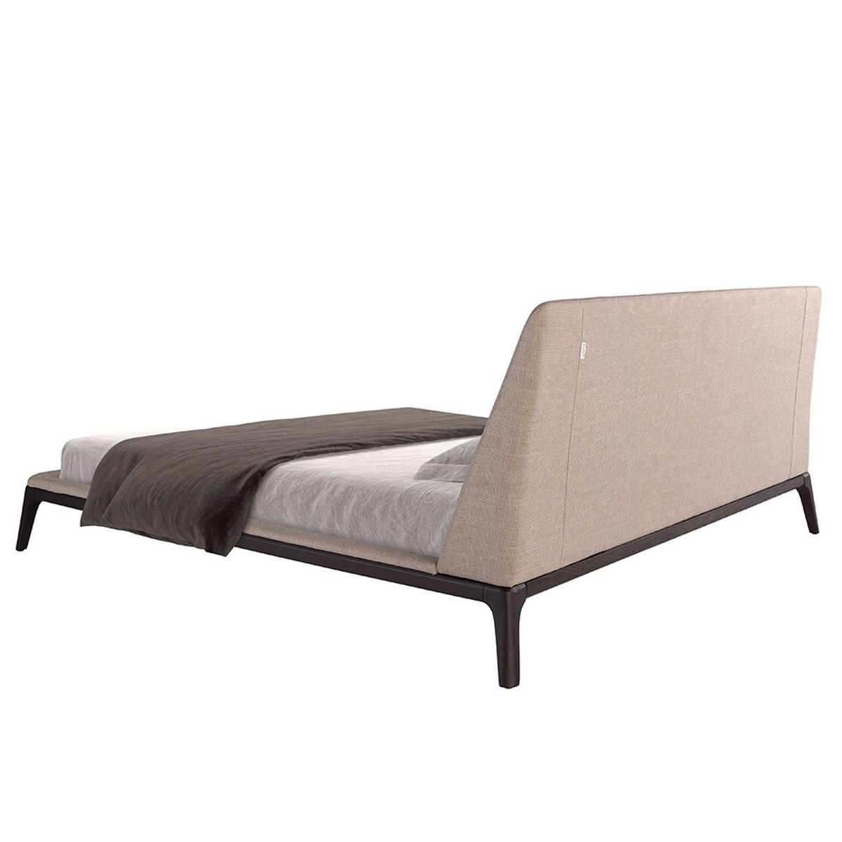 BETT Rechteckig Grau Schwarz 192/230/101 cm - Schwarz/Grau, Textil (180/200cm) - ANGEL CERDA