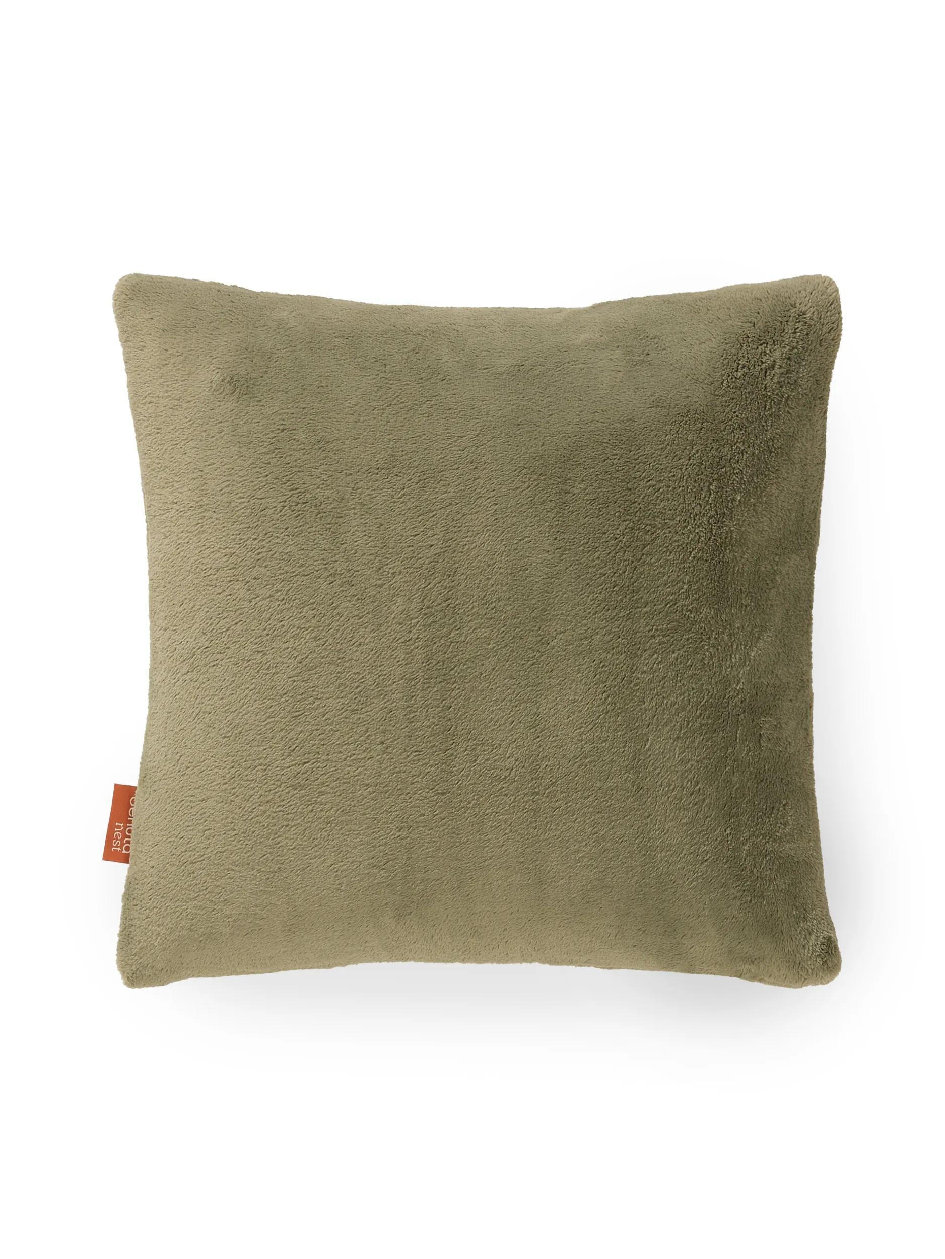 KISSEN Cosi Grün 45/45 cm - Grün, Textil (45/45/15cm) - benuta