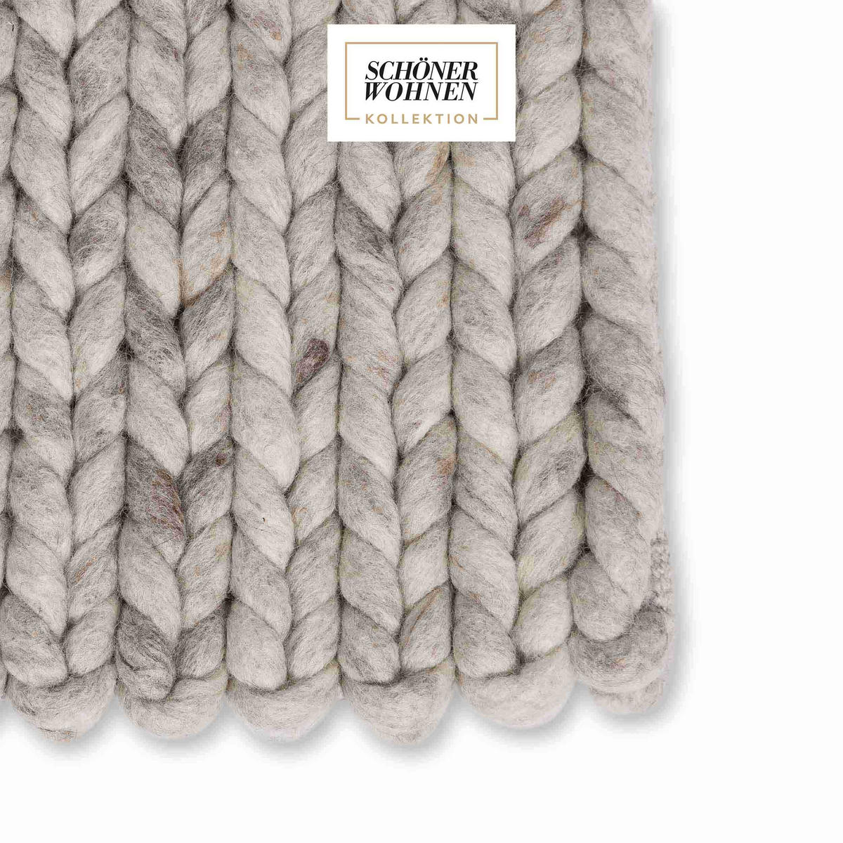 WOLLTEPPICH ENISA - Creme, Textil (140/200cm) - Schöner Wohnen