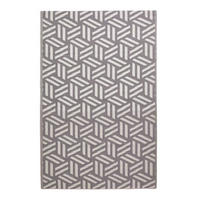 OUTDOORTEPPICH Luna geometrisch gemustert 120/180 cm - Grau, Kunststoff (120/180cm) - Homescapes