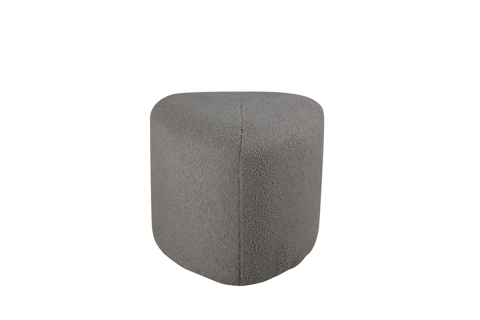 SITZPOUF PEG Grau 46x46x41 cm - Grau, Textil (46/41/46cm) - FURNLUX