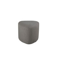 SITZPOUF PEG Grau 46x46x41 cm - Grau, Textil (46/41/46cm) - FURNLUX
