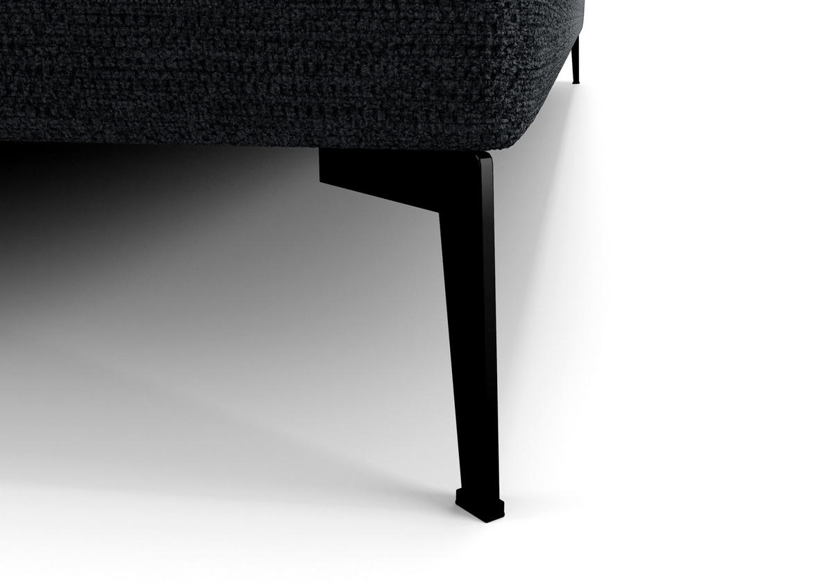BOXBETT INAO 180x200 mit Matratze H3, Bonell und Topper ARAGON 99 - Schwarz, Textil (180/200cm) - Bedante