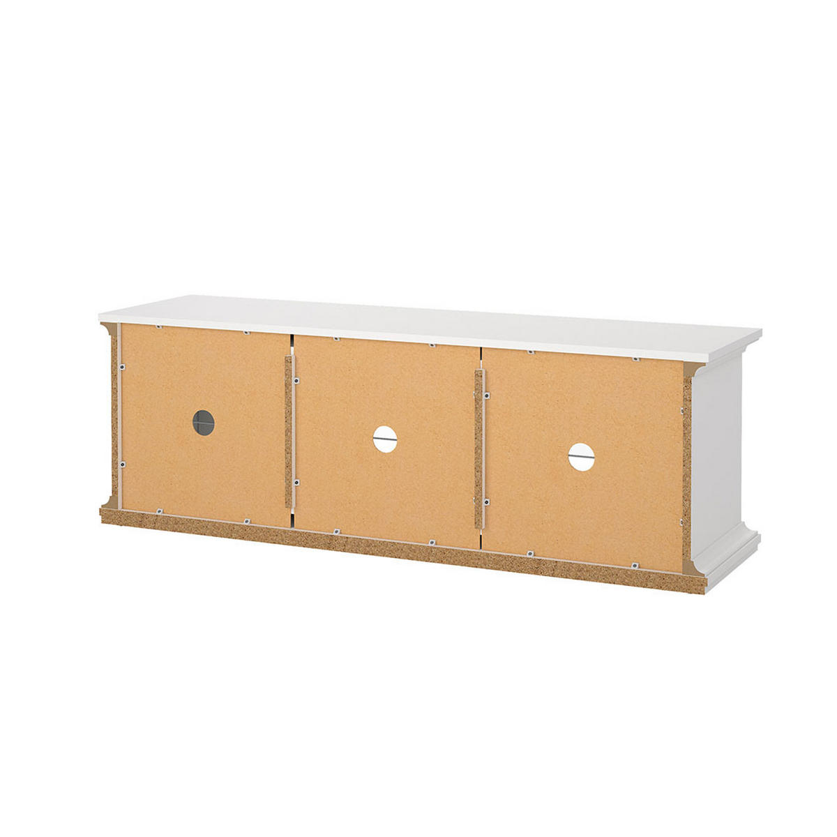TV-ELEMENT Venedig Weiß 150/42/51 cm - Weiß, Holzwerkstoff (150/51/42cm) - ebuy24