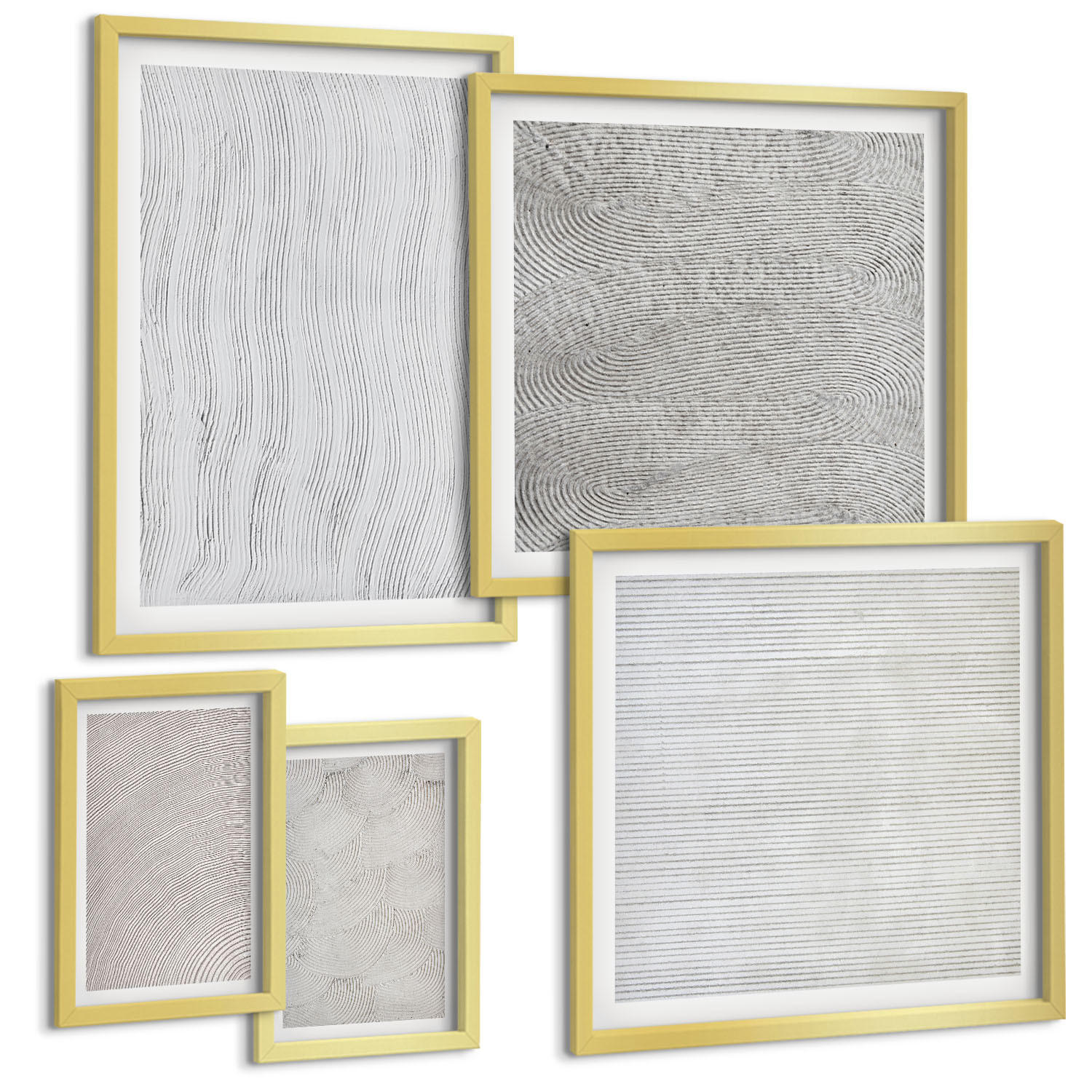 Tulup Bilder Gold 40x60 cm