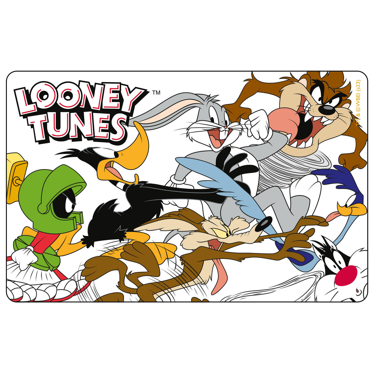 BROTDOSE Looney Tunes Familiy Schwarz 17,5 x 12,8 x 6,9 cm - Schwarz, Kunststoff (17.5/6.9/12.8cm) - Looney Tunes