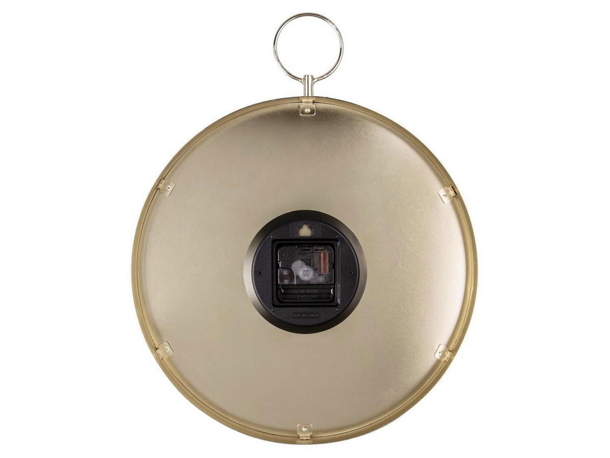 WANDUHR 34/43 cm - Weiß, Metall (34/43/1cm) - ONZENO