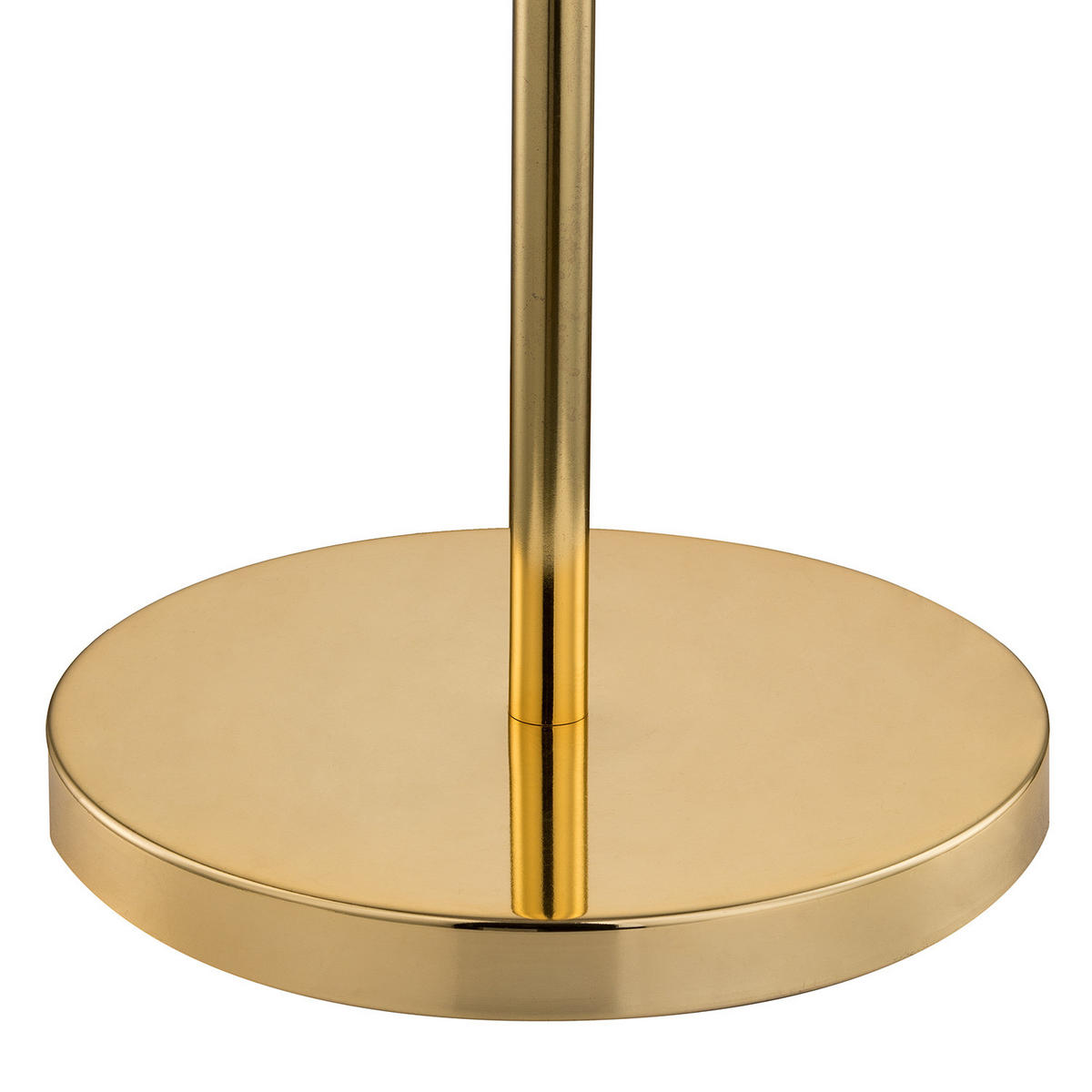 STEHLEUCHTE - Metall - Goldfarben, Glas (28/28/153cm) - home24