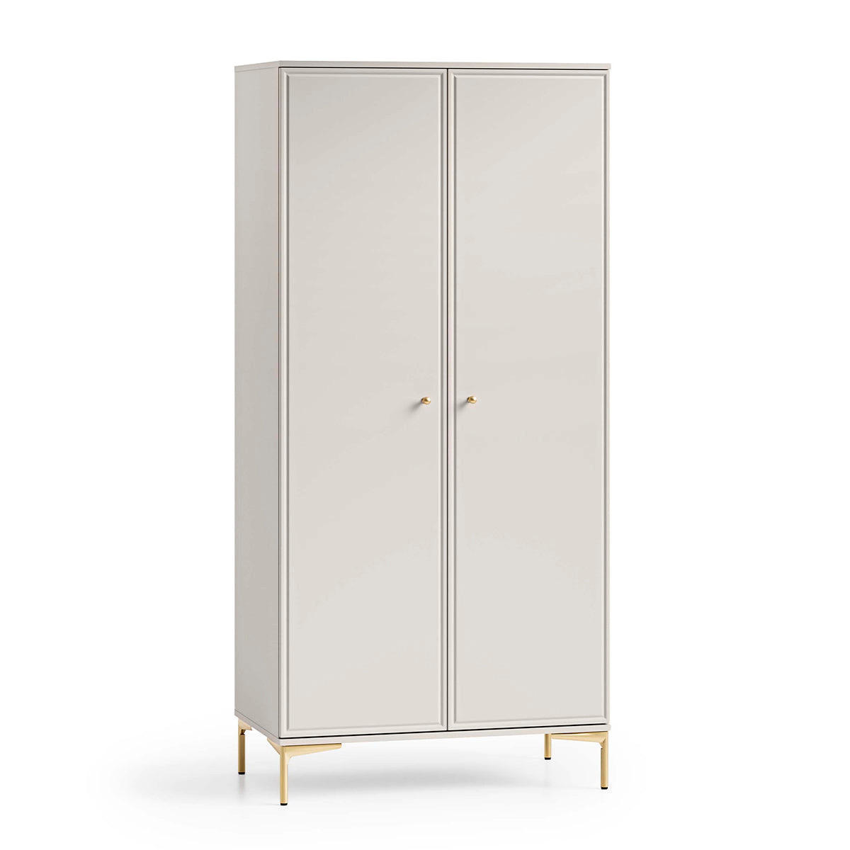 OMARA 2 vrati Sélène Kašmir - bež, leseni material (89/190/53cm) - Petits-meubles