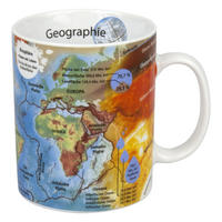 KAFFEEBECHER Geographie Kaffeebecher - Naturfarben, Keramik (0.49L) - Könitz