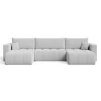 ECKSOFA U Neva Grau - Grau, Holz/Textil (370/170cm) - Graingold