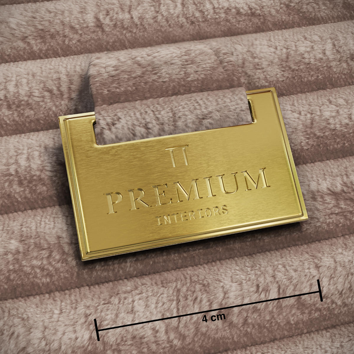SOFA PLUM XXL-Cord Taupe 260cm - Taupe, Textil (260/83/155cm) - Premium Interiors