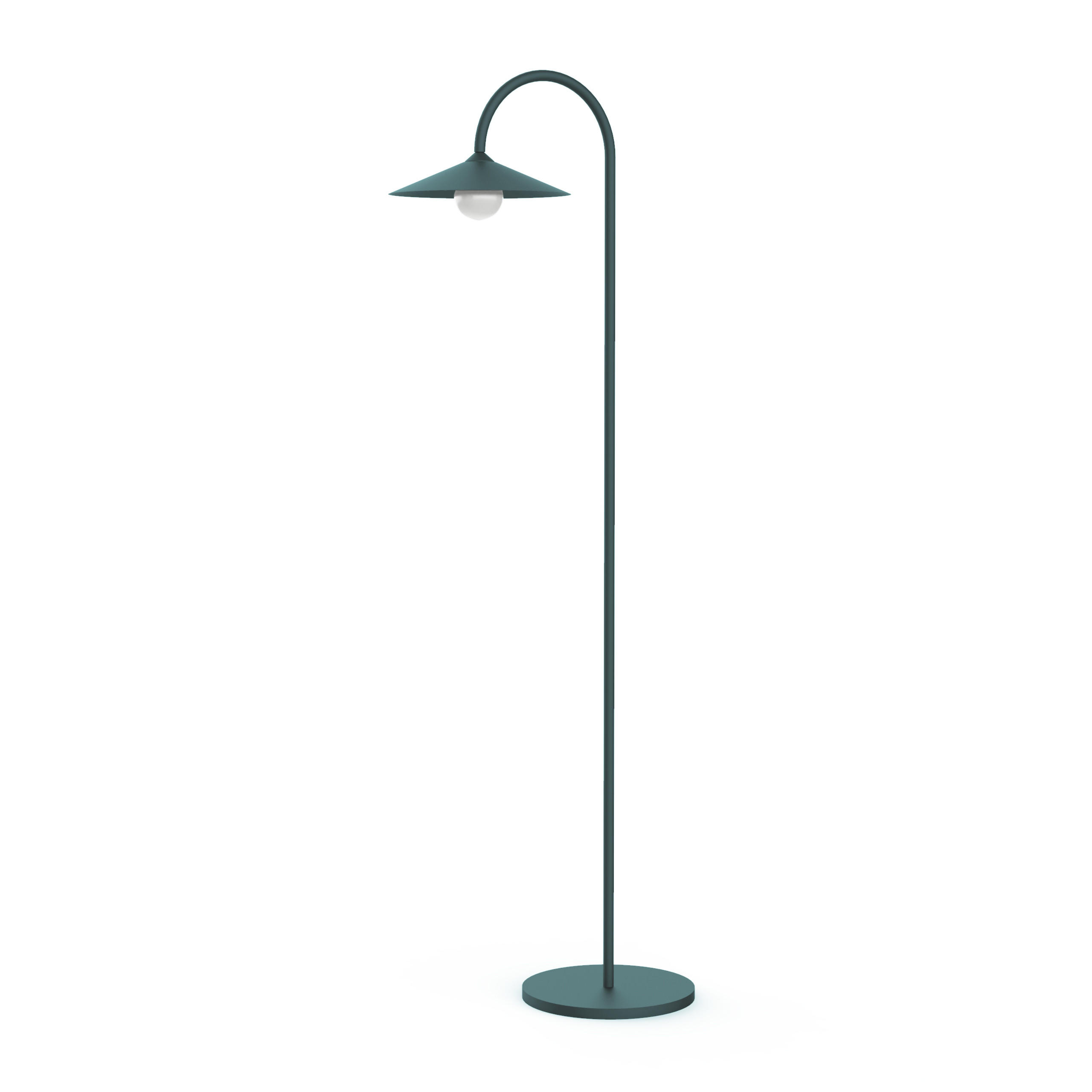 STEHLEUCHTE - Blau, Metall (40/75/170cm) - Lumicom