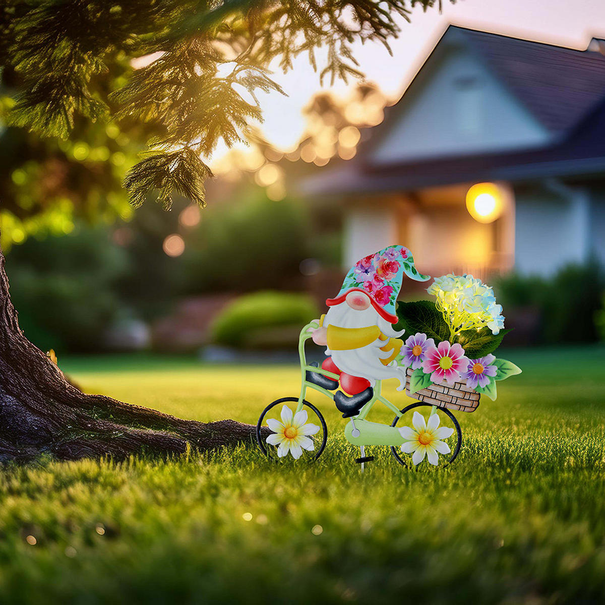 LED AUSSENLEUCHTE Metall Bunt - Multicolor, Metall (52.5/15/44cm) - Globo Lighting