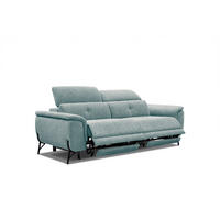 SOFA AVENA 3-Sitzer mit 2 Relaxfunktionen, mintgrün - Mintgrün, Holzwerkstoff/Textil (204/80/108cm) - Courtois Laville
