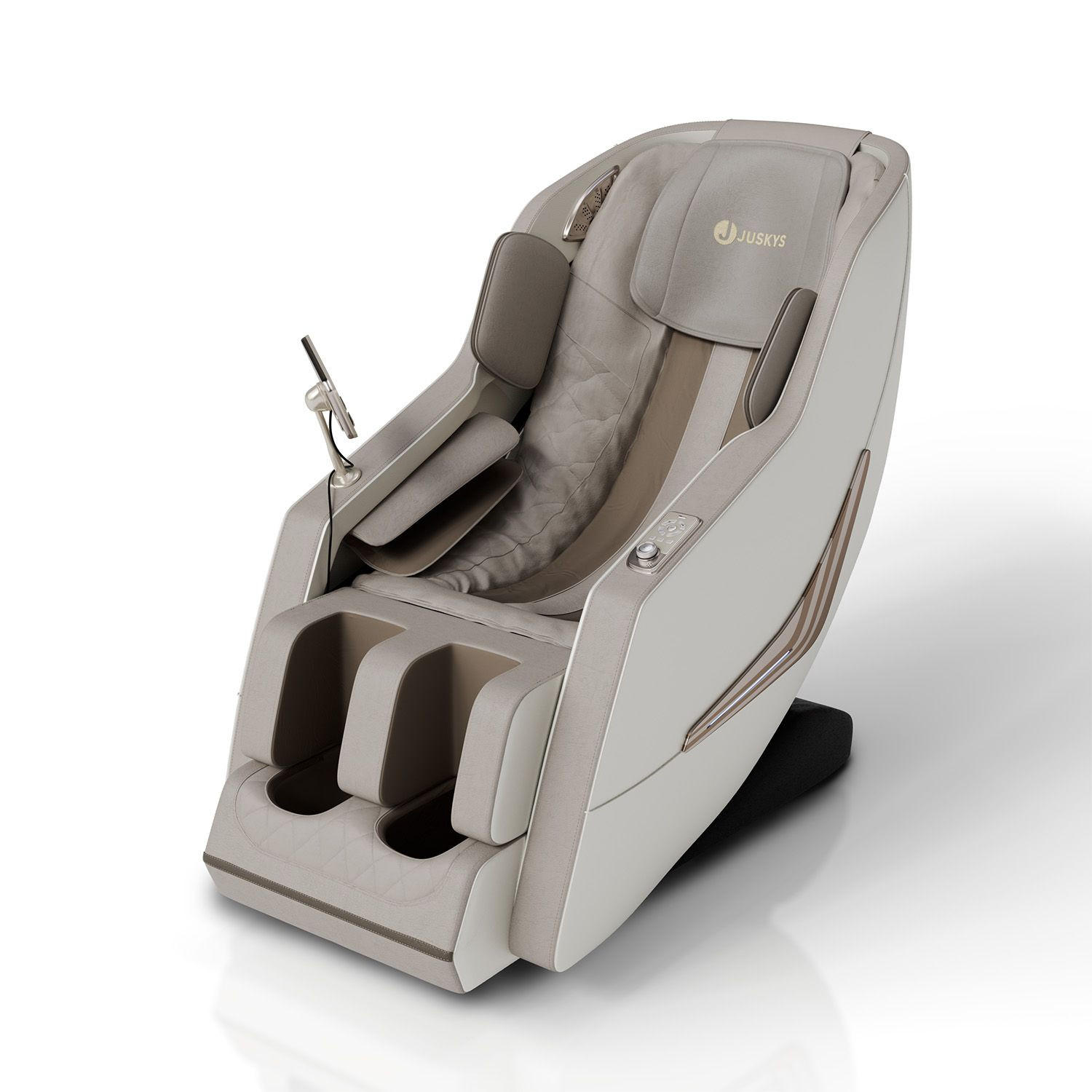 MASSAGESESSEL Paros Beige - Beige, Textil (74/113/170cm) - Juskys