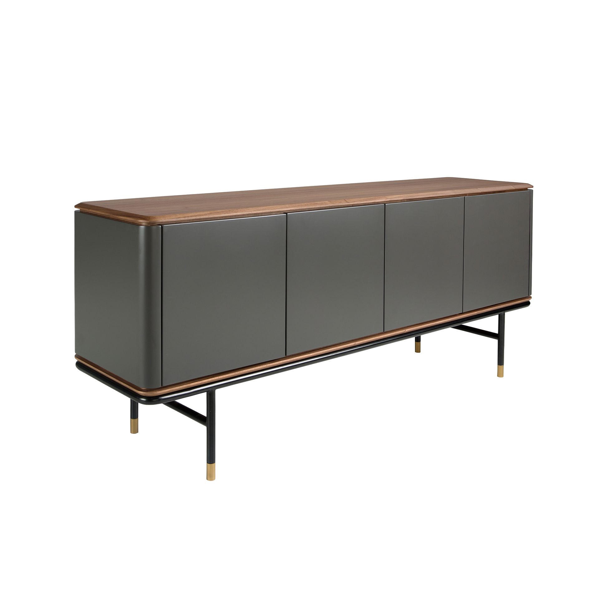 Angel Cerda Sideboard Dunkelgrau 180x79x45 cm
