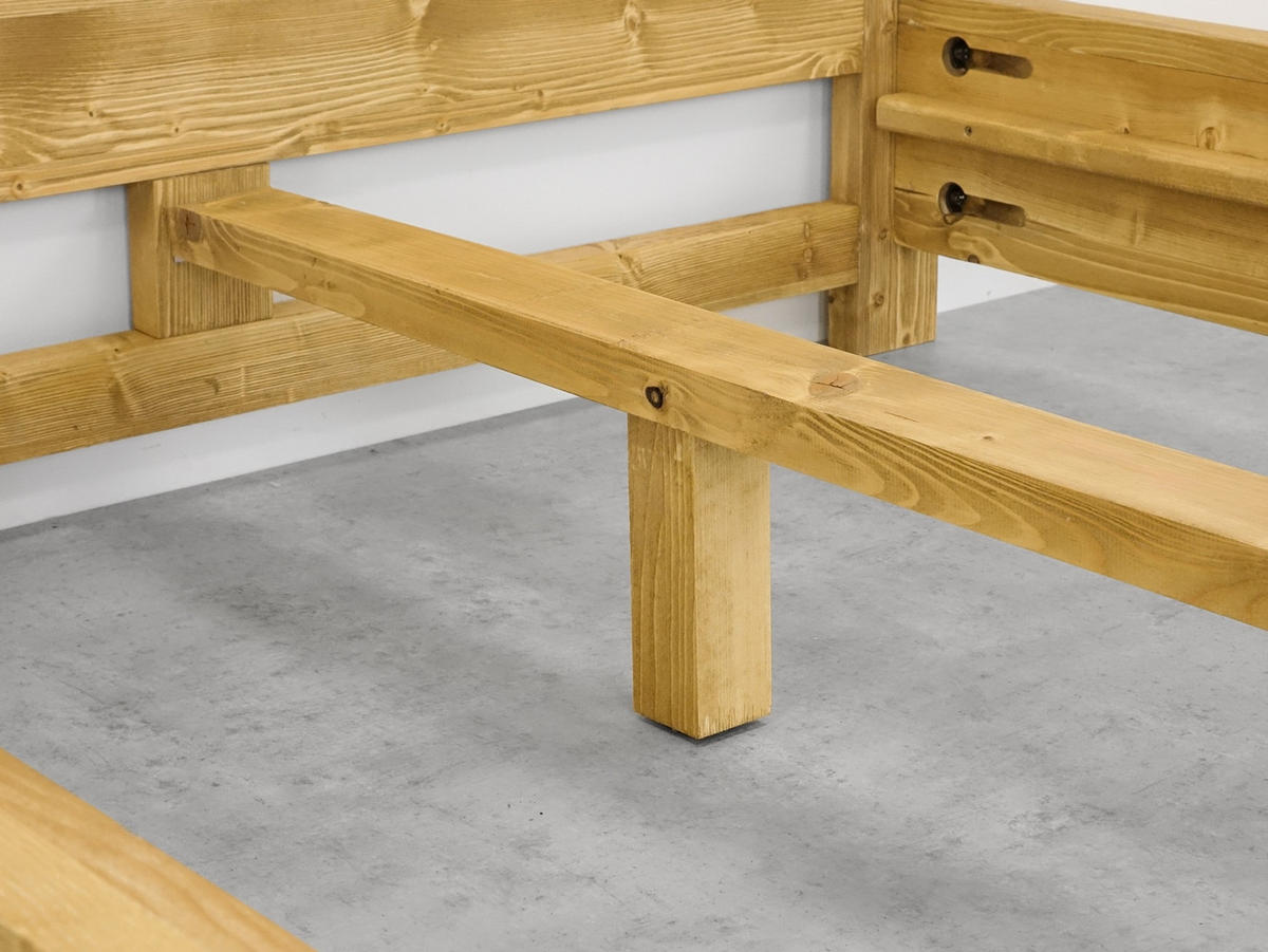 BETT aus Massivholz MIDLAND - Honig, Holz (90/200cm) - Seart