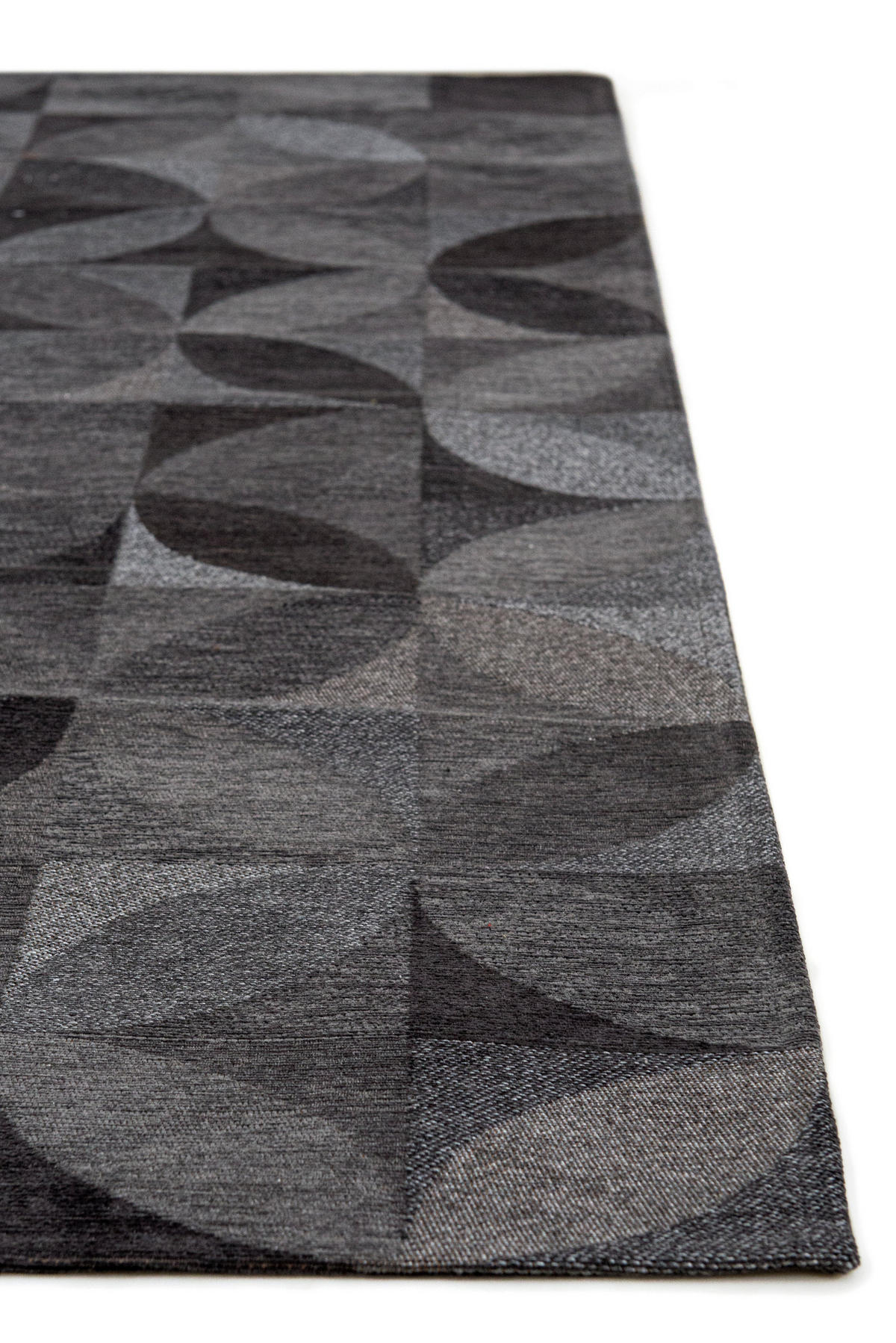 TEPPICH modern In-/Outdoor Flachgewebe ROSEBUD Schwarz 240x340 cm - Schwarz, Textil (240/340cm) - Novatrend