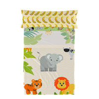 BETTWÄSCHE 2er-Set teiliges wild 180x270 cm mehrfarbig - Multicolor, Textil (180/270cm) - Happy Friday