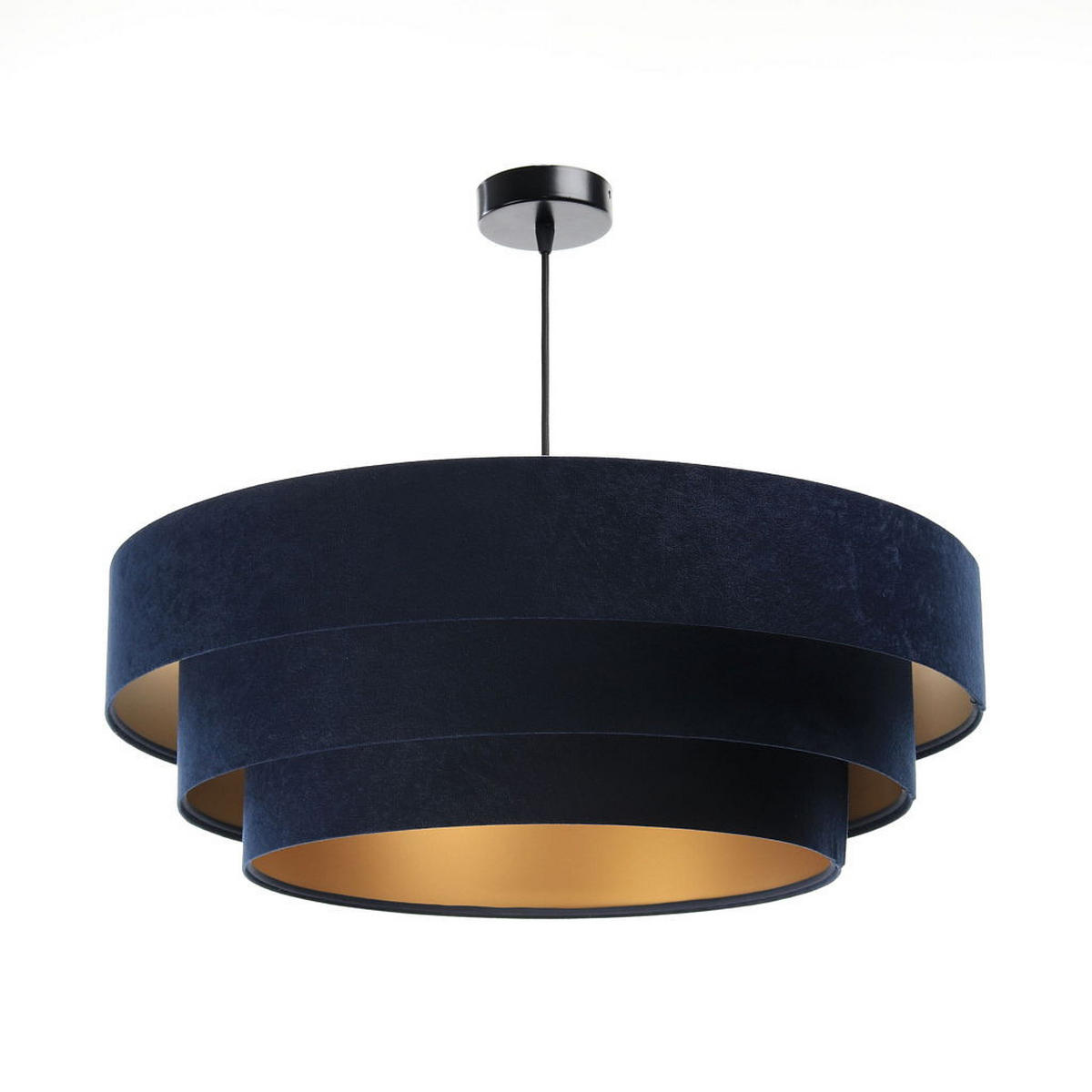 HÄNGELEUCHTE Blau 60/20 cm - Weiß, Kunststoff (60/1.5/20cm) - ONZENO