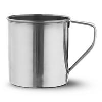 REISEBECHER, Edelstahl, silber, 300 ml - Silberfarben, Metall (0.3L) - Orion 