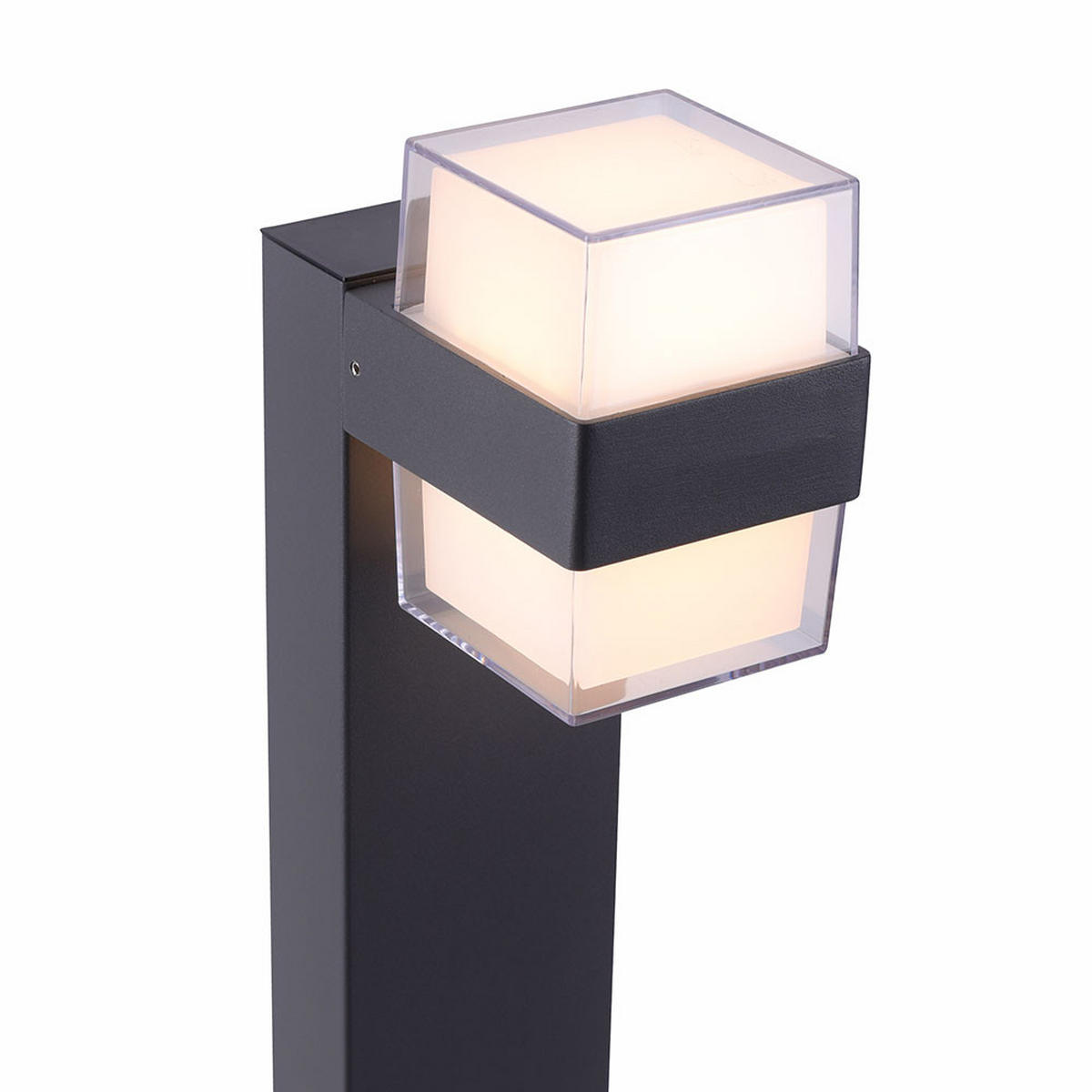 LED WEGELEUCHTE Kunststoff Anthrazit - Anthrazit, Kunststoff (15/9.5/75cm)