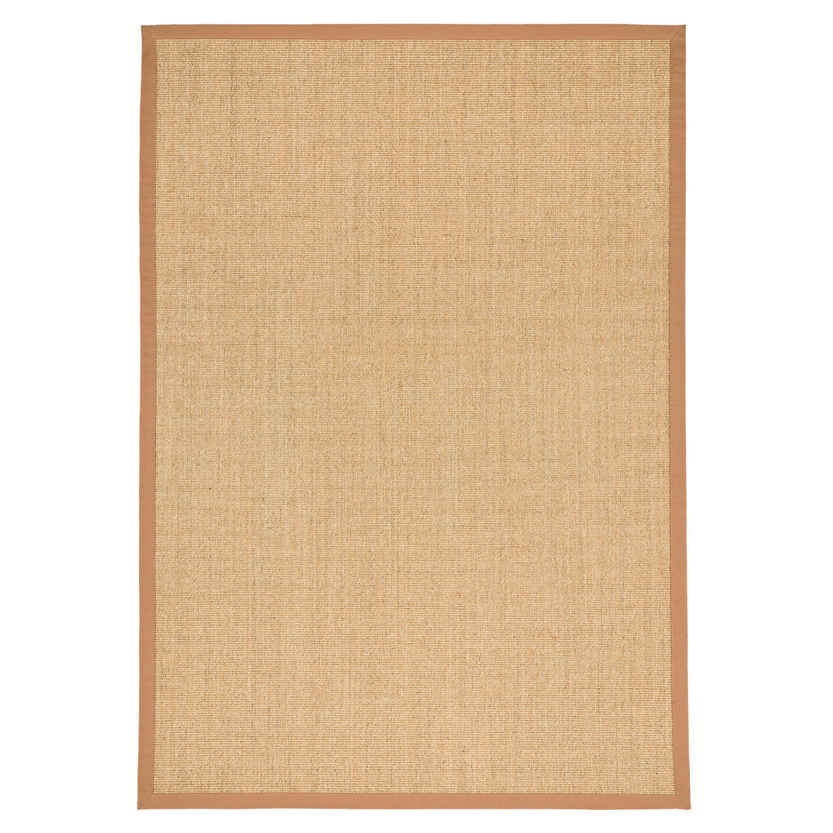 SISALTEPPICH NATURA KLASSISCH MIT BORDÜRE - Nussbaumfarben, Textil (150/150cm) - Pergamon