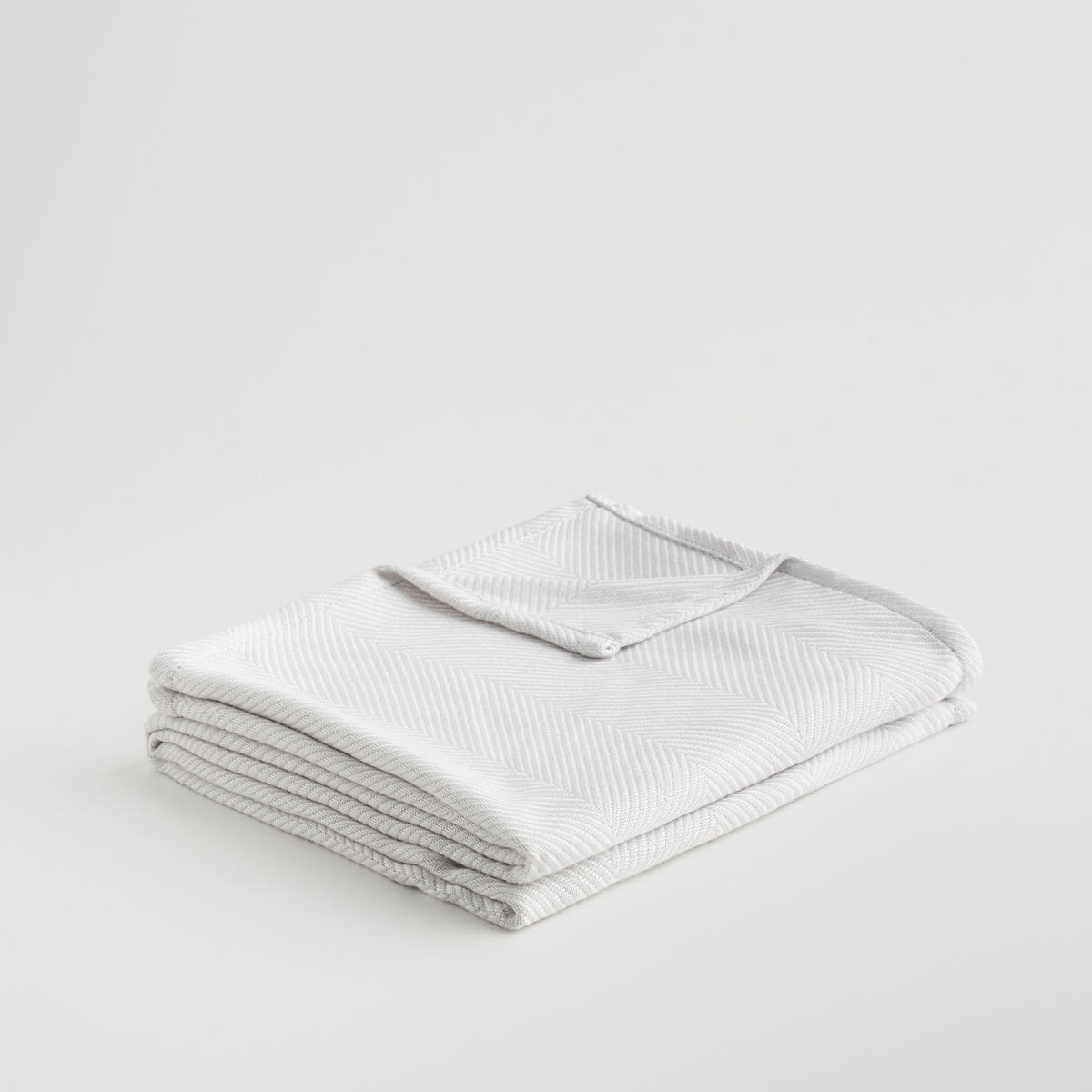 DECKE Vilena - Hellgrau, Textil (130/170cm) - home&you