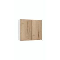 HÄNGESCHRANK W80 - Zivora - Stilvolle Wandlösung - Eiche Artisan, Holz (80/72/30cm) - ROYAL24_MARKT
