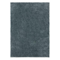 HOCHFLORTEPPICH Soho Blau 60x120 cm - Blau, Kunststoff (60/120cm) - benuta