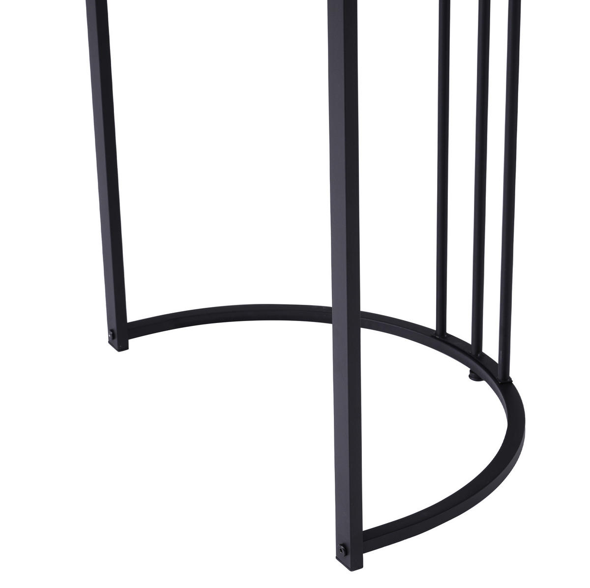 ESSTISCH 140/75/80 cm Grau aus MDF und Metall mit verstellbaren Füßen - Grau, Holzwerkstoff (140/80/75cm) - OKMYHOME