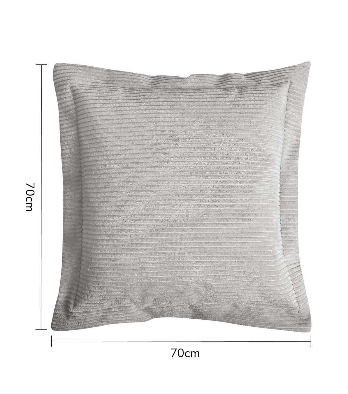 SOFAKISSEN Das Wölkchen - Grau, Textil (70/8cm) - Mokebo