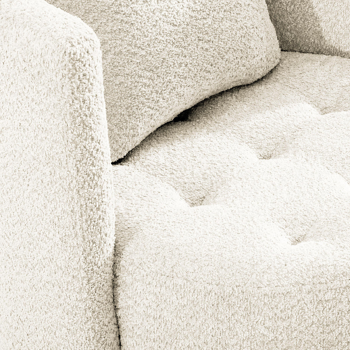 SESSEL - Schwarz/Weiß, Textil/Metall (65/77/40cm) - home24