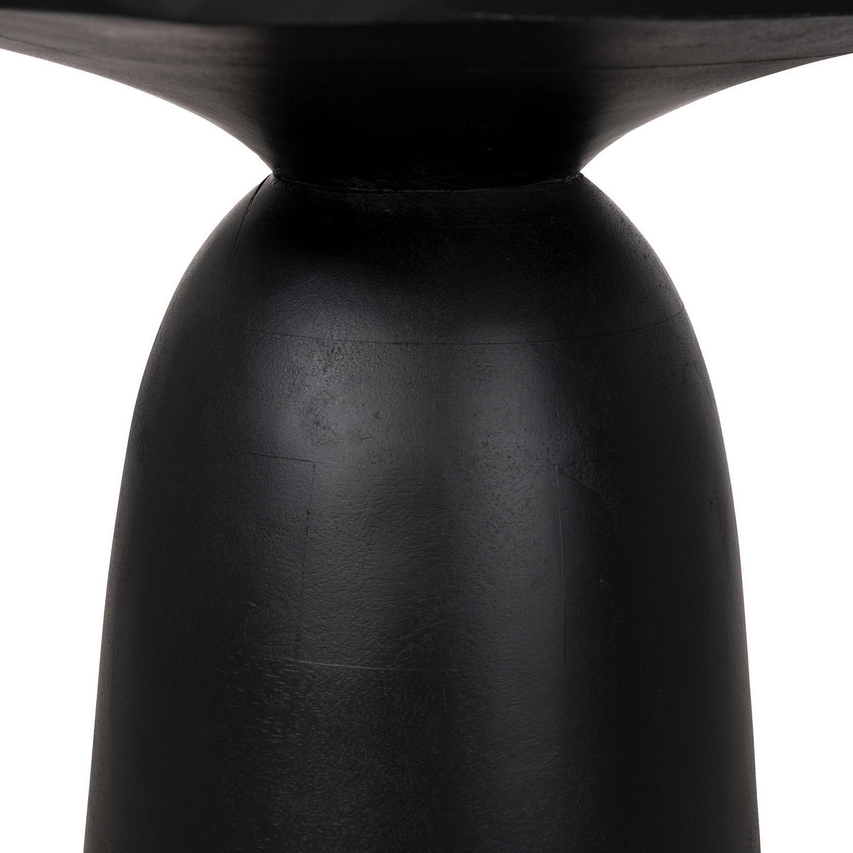 MASSIVER BEISTELLTISCH Small - Mango Schwarz - Schwarz, Holz (30/35/60cm) - home24
