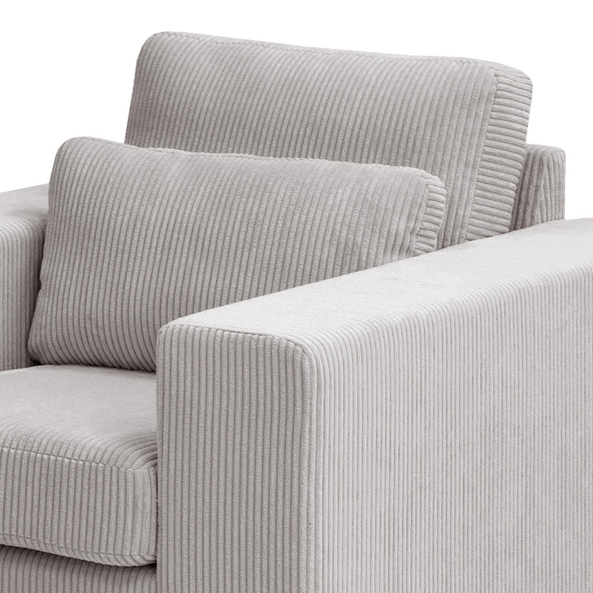 SESSEL - Buchefarben/Hellgrau, Holz/Buchenholz (104/85/104cm) - home24