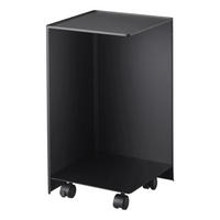 TOILETTENPAPIERHALTER mit rollen - tower 23,5/23,5/43 cm - Schwarz, Metall (23.5/43/23.5cm) - Yamazaki