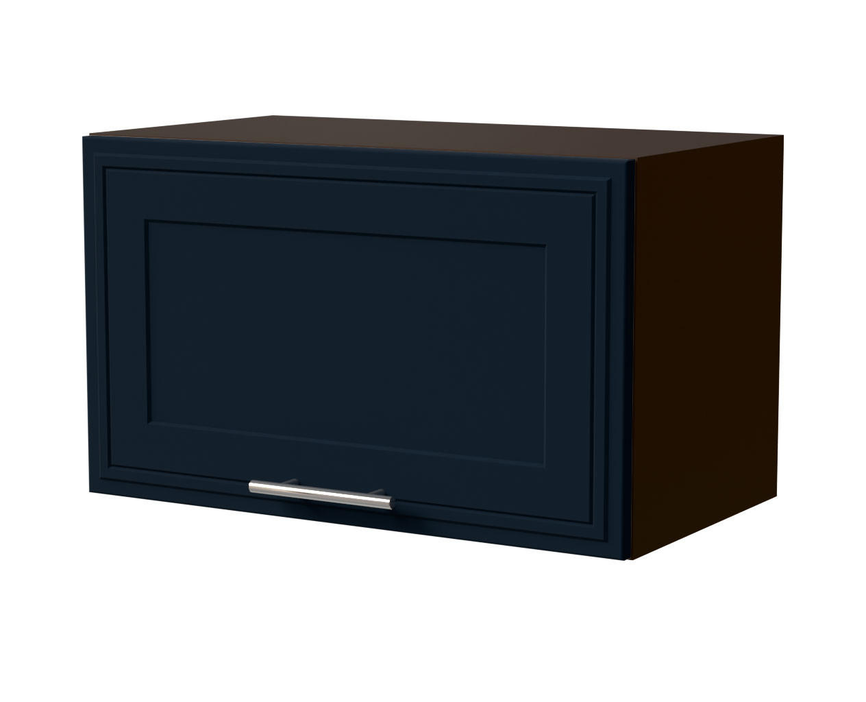 KLAPPHÄNGESCHRANK Salo W4B/60 Lava / Indigo Matt 60 / 32,5 / 36cm - Blum Aventos Klappenbeschlag - Dunkelgrau/Dunkelblau, Holz/Holzwerkstoff (60/36/32.5cm) - Feldmann-Wohnen